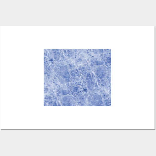 Juliette blue marble Wall Art by marbleco